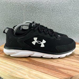Under Armour Men's Charged Assert 8 Black Running Shoes Sneaker Sz 8.5 4E